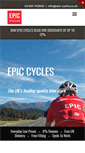 Mobile Screenshot of epic-cycles.co.uk